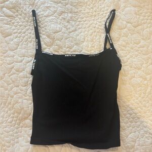 White fox tank top